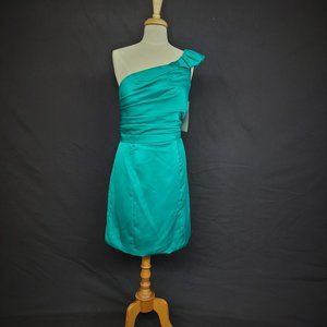 Brand NWT  one shoulder Jade cocktail dress